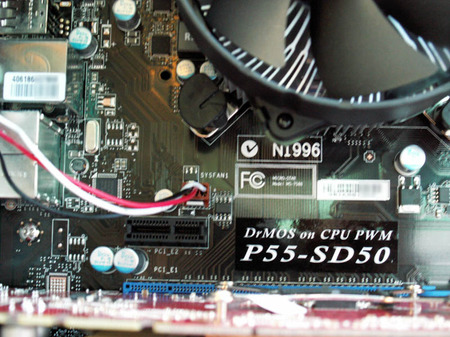 MSIのP55-SD50（リテールはP55-CS53）
