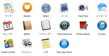 Macの標準付属アプリ