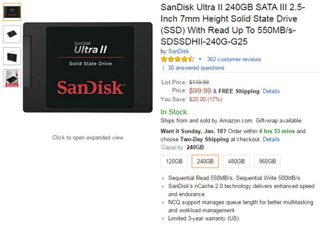 サンディスクの低価格SSD