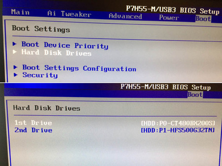 SSD2台BIOS
