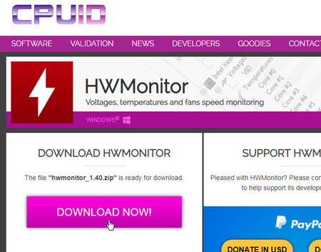 HW Monitor公式トップ