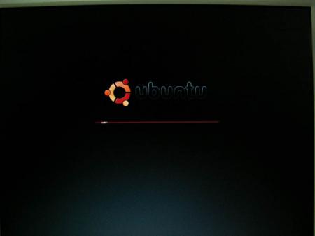 ubuntuの起動中（ローディング）画面